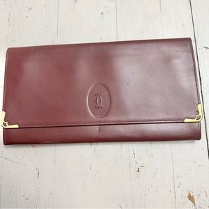 Cartier Must Line Leather Clutch